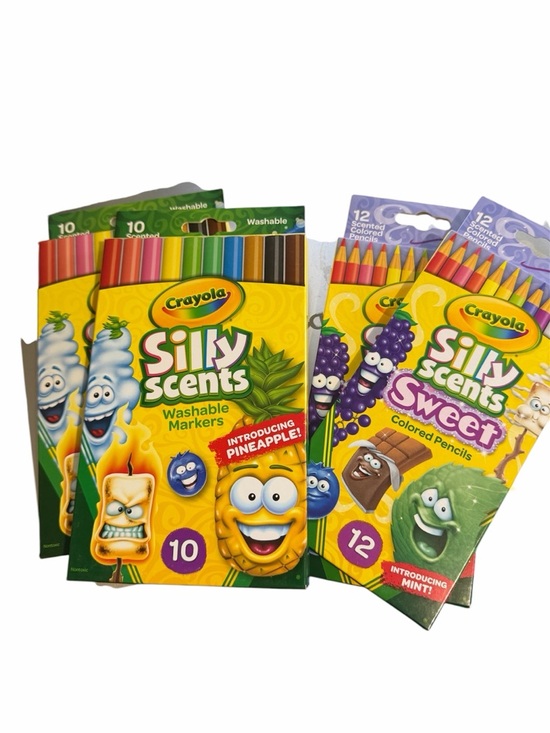 Crayola Other - Crayola New 2 Boxes Of Scented Markers And 2 Boxes Of Scented Colored Pencils